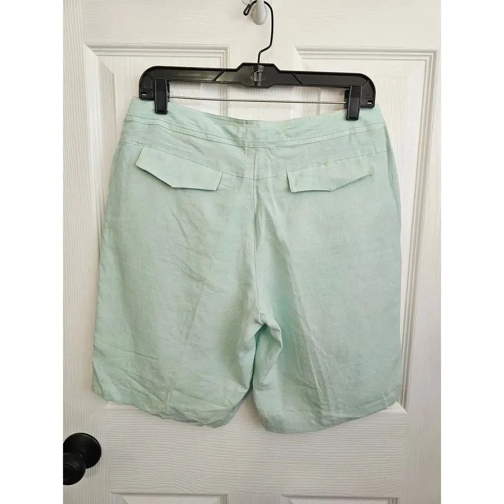 NWT Tommy Bahama Daylight Linen Bermuda Short Size 8